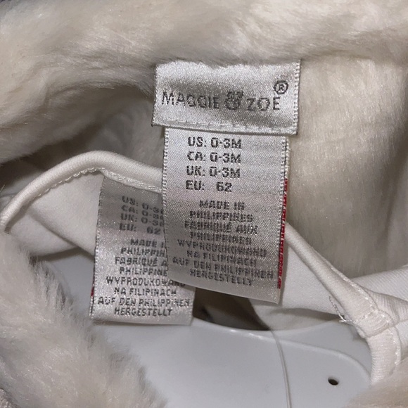 NWT Maggie & Zoe three piece suede vest with bow, Jeans and long sleeve T-shirt - Picture 4 of 11